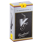 VANDOREN V-12 Alto Saxophone Reeds, 4.0 Strength, 10-Pack