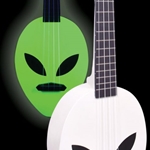 Mahalo Alien Soprano Uke Glow Green