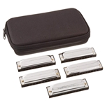 Hohner Marine Band Special 20, 5-Piece Harmonica Pro Pack