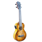 Breedlove Lu'au S Concert Ukulele Natural Shadow E Myrtlewood