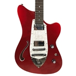 Tagima Semi-Hollow Jet Blues Cosmos in Candy Apple w/ Case