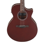 IBANEZ AE100 Acoustic Electric, Burgundy Flat