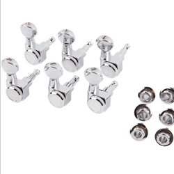 Fender Locking Tuners with Vintage-Style Buttons, Polished Chrome