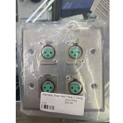 Conquest Stainless Steel Wall Plate