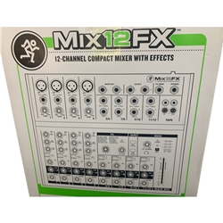 Mackie Mix12FX 12-channel Compact Mixer w. Effects