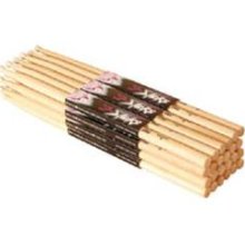 On-Stage Hickory Drumsticks - 5A - Wood Tip (12 Pack)